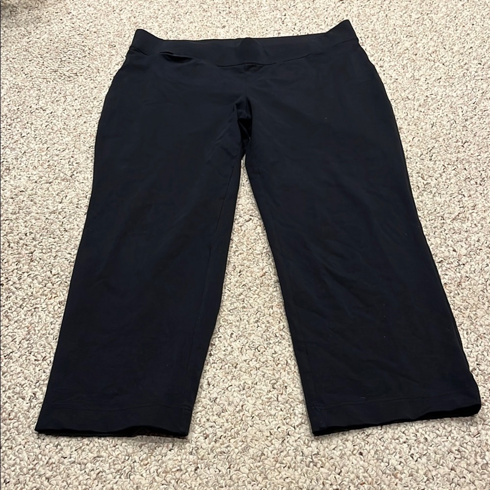 Lands' End Black Straight Leg Women's Pants